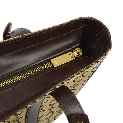 Celine Brown C Macadam Tote Handbag