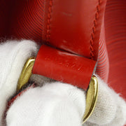 Louis Vuitton 1997 Red Epi Petite Noe Bucket Shoulder Bag M44107