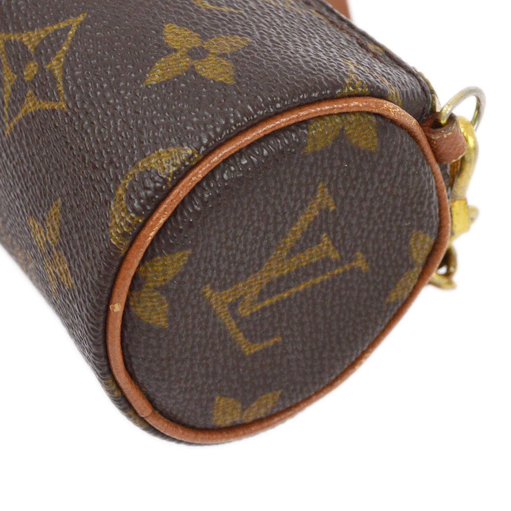 Louis Vuitton Monogram Papillon Attached Pouch Handbag