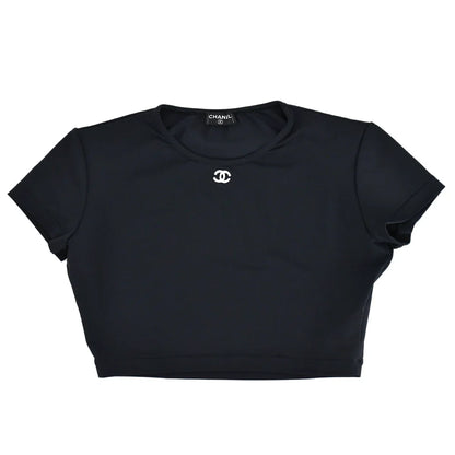 Shuuri Chanel Cropped T-shirt Black #40