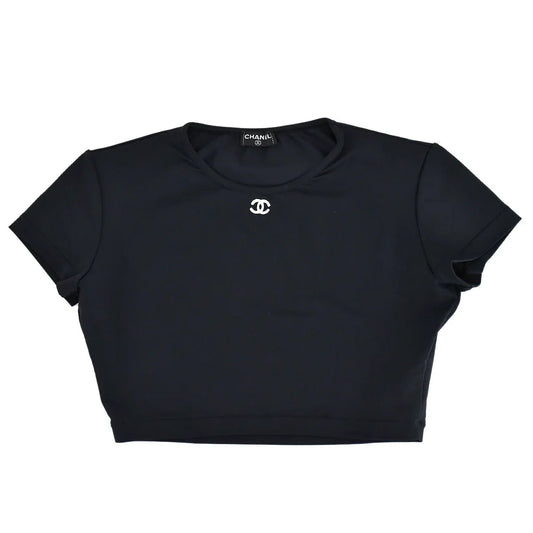Shuuri Chanel Cropped T-shirt Black #40