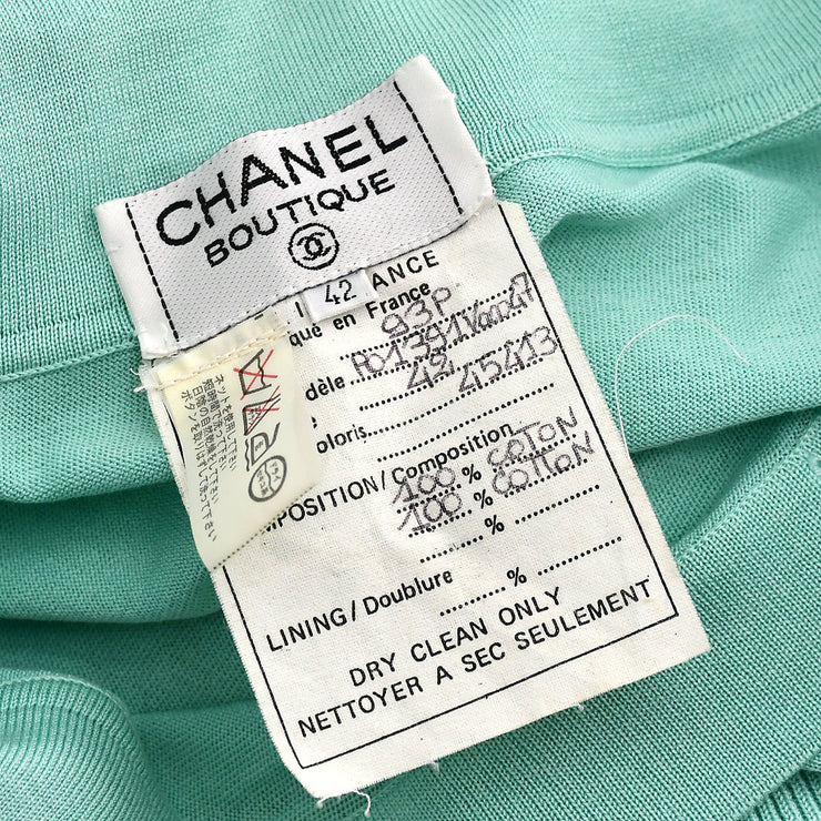 Chanel Cardigan Green 93P #42
