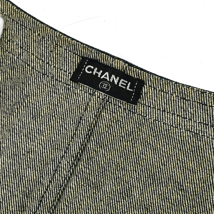 Chanel Sleeveless Vest Denim Jacket Indigo
