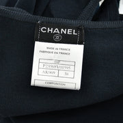 Chanel Long Sleeve T-shirt Navy 04P #38