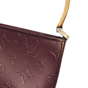 Louis Vuitton Purple Monogram Mat Fowler Handbag M55146