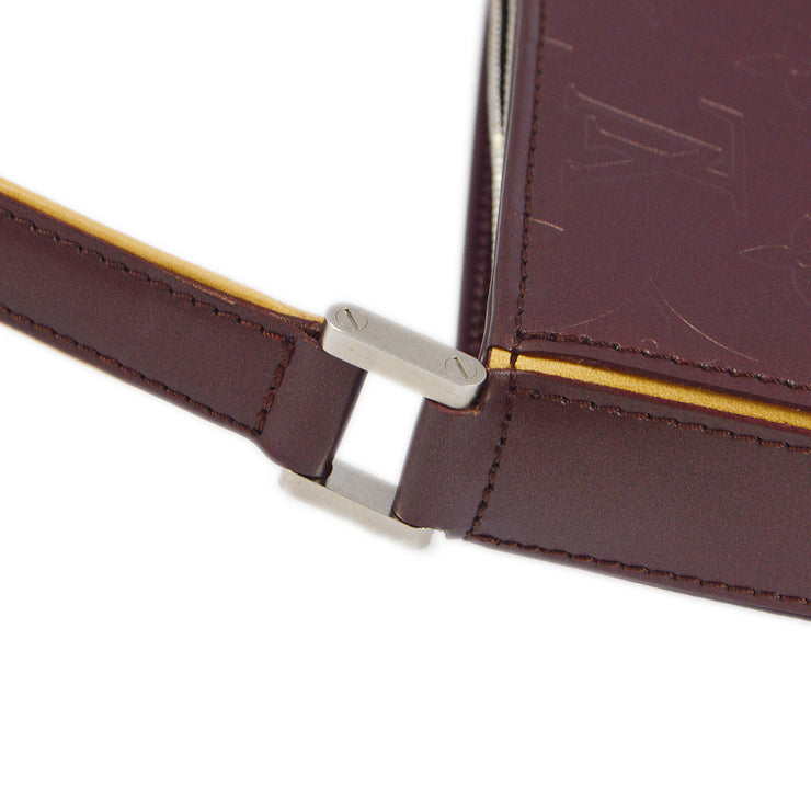 Louis Vuitton 2002 Purple Monogram Mat Fowler Handbag M55146