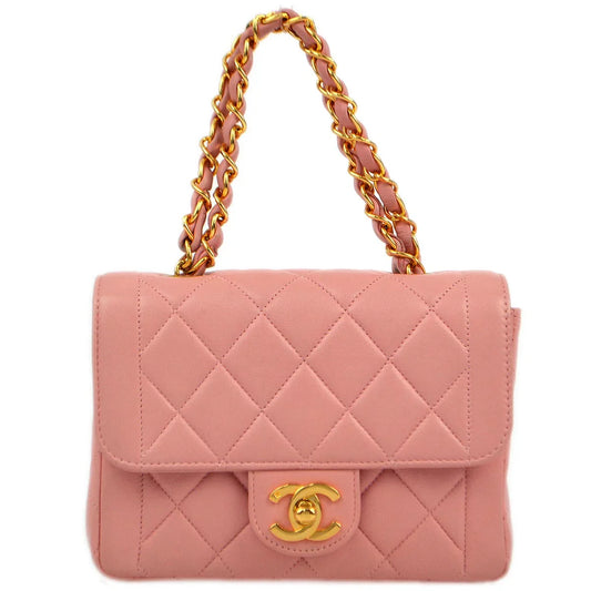 Chanel 1996-1997 Pink Lambskin Handbag