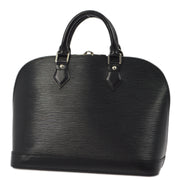 Louis Vuitton 2005 Black Epi Alma Handbag M52142