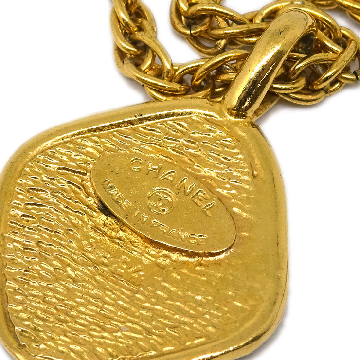 Chanel Chain Pendant Necklace Gold