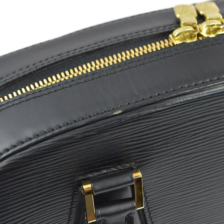 Louis Vuitton Black Epi Sablon Handbag M52042