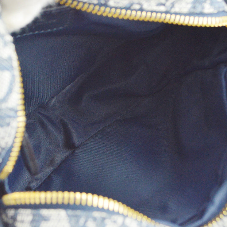 Christian Dior Navy Trotter Shoulder Bag