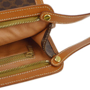 Celine Brown Macadam Clutch Handbag
