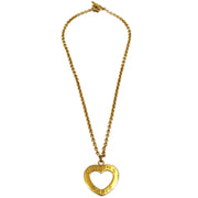 Celine Heart Gold Chain Pendant Necklace
