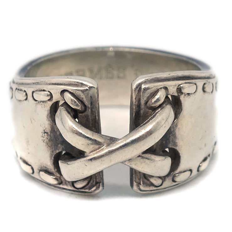 Hermes Ring Silver SV925 #12 #52
