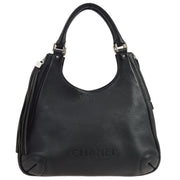 Chanel 2004-2005 Black Hobo Handbag