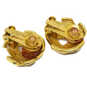 Christian Dior Earrings Clip-On Gold