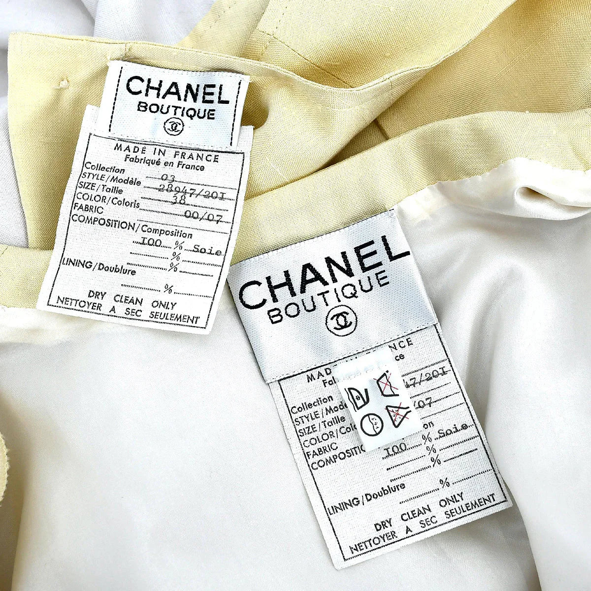 Chanel Setup Suit Jacket Dress Ivory 03 #38