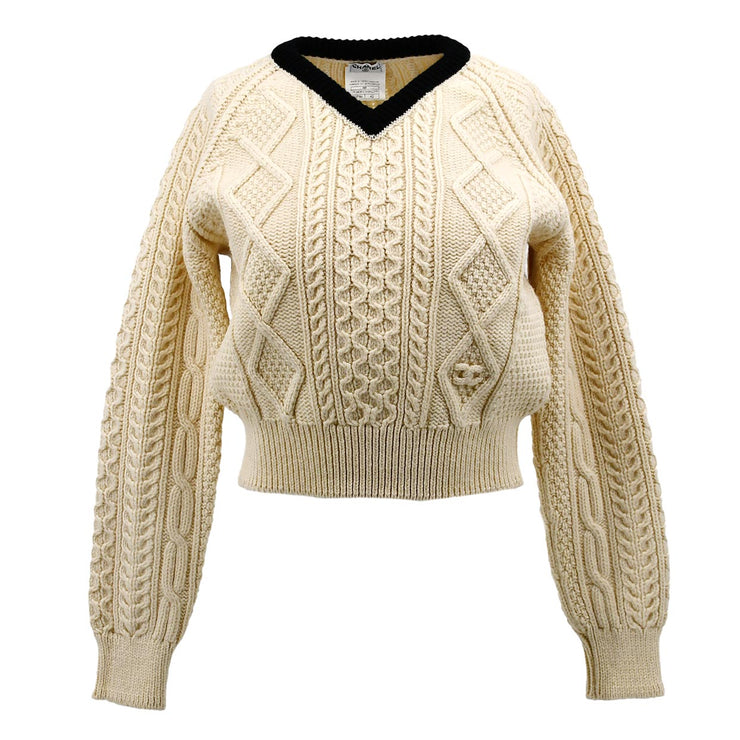 Chanel Sweater Ivory 96A #42