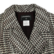 Chanel Double Breasted Jacket Brown 01A #38