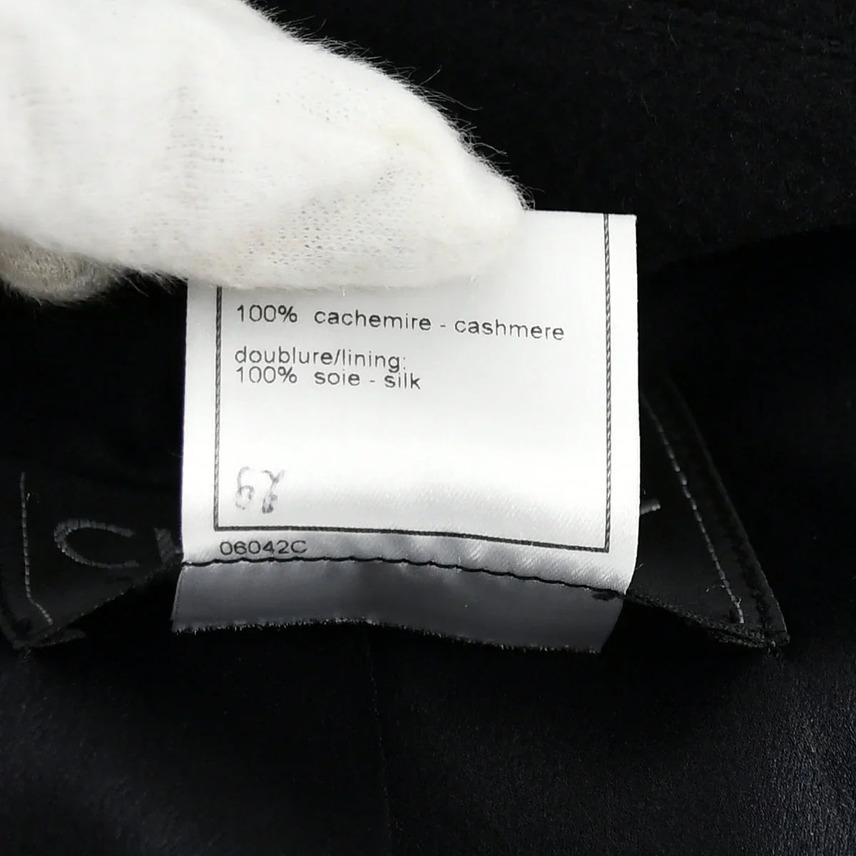Chanel Coat Black 97A #38