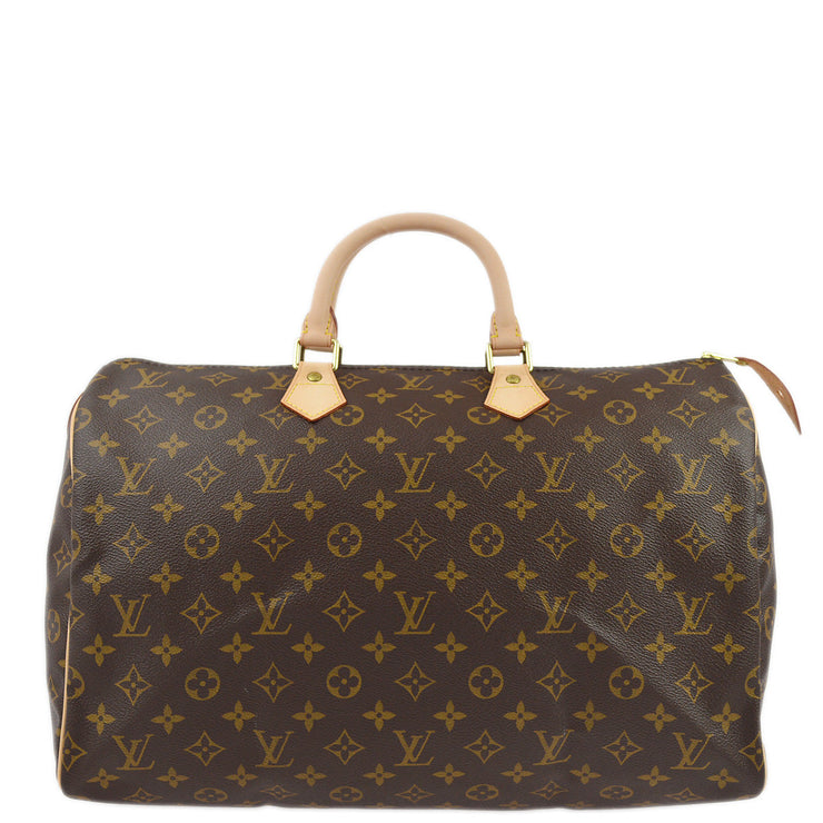 Louis Vuitton 2008 Monogram Speedy 40 Duffle Handbag M41522