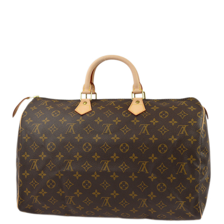 Louis Vuitton 2008 Monogram Speedy 40 Duffle Handbag M41522