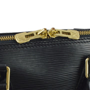 Louis Vuitton 1996 Black Epi Alma Handbag M52142