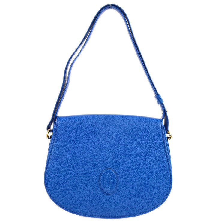 Cartier Blue Must De Cartier Shoulder Bag