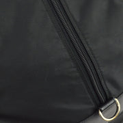 Prada Black Nylon 2way Duffle Handbag