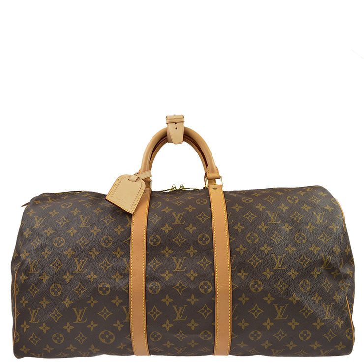 Louis Vuitton 1997 Monogram Keepall 55 Travel Duffle Handbag M41424