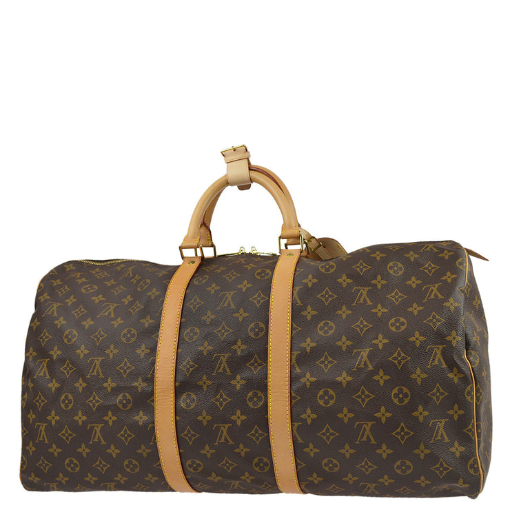 Louis Vuitton 1997 Monogram Keepall 55 Travel Duffle Handbag M41424