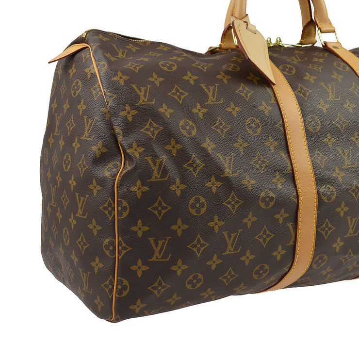 Louis Vuitton 1997 Monogram Keepall 55 Travel Duffle Handbag M41424