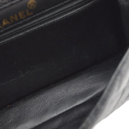 Chanel 1996-1997 Black Caviar Double Sided Classic Flap Shoulder Bag