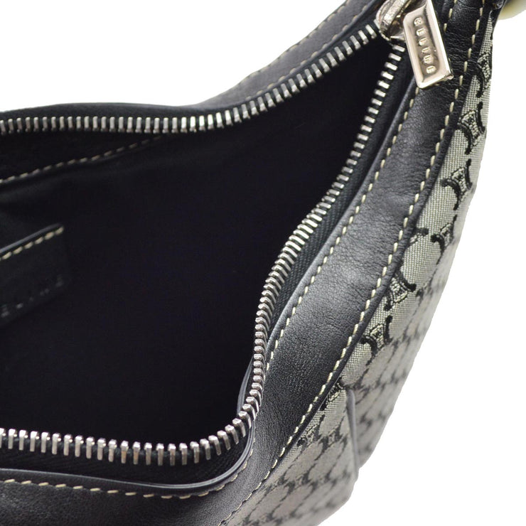 Celine Gray Macadam Hobo Handbag