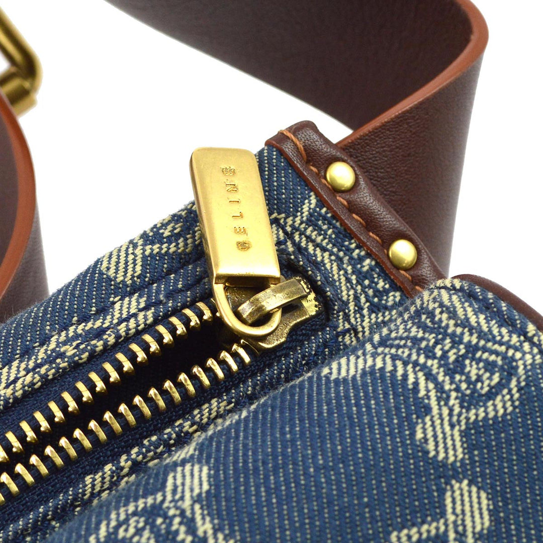 Celine Blue Denim Macadam Belt Bum Bag – AMORE Vintage Tokyo Celine Blue Denim Macadam Belt Bum Bag – AMORE Vintage Tokyo