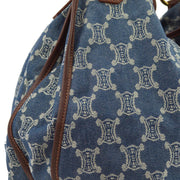 Celine Blue Denim Macadam Tote Handbag