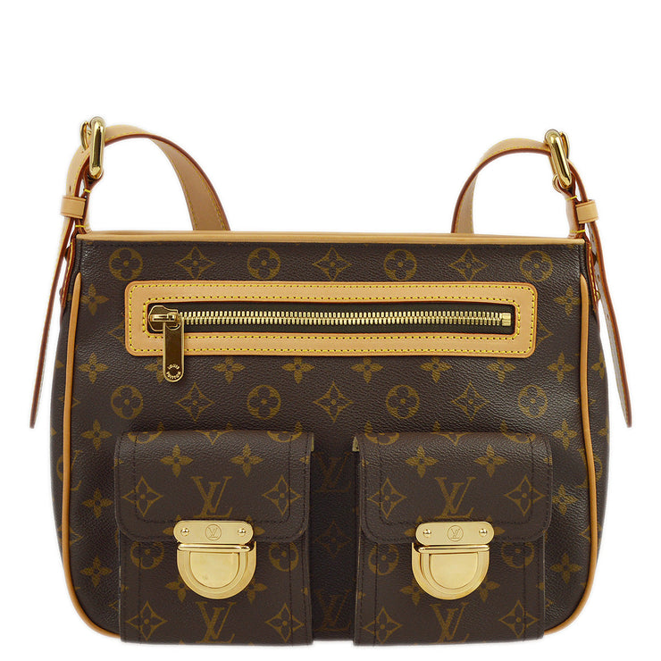 Louis Vuitton 2006 Monogram Hudson GM Shoulder Bag M40045