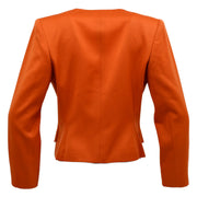 Christian Dior Single Breasted Jacket Orange #11