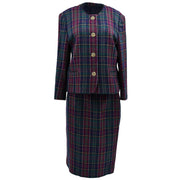 Burberrys Setup Suit Jacket Skirt Navy #13BR