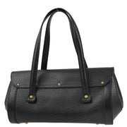 Gucci Black Bamboo Handbag