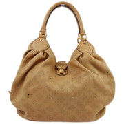 Louis Vuitton 2009 Beige Monogram Mahina L Tote Handbag M93819