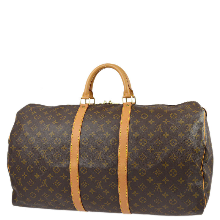 Louis Vuitton 1994 Monogram Keepall 55 Travel Duffle Handbag M41424