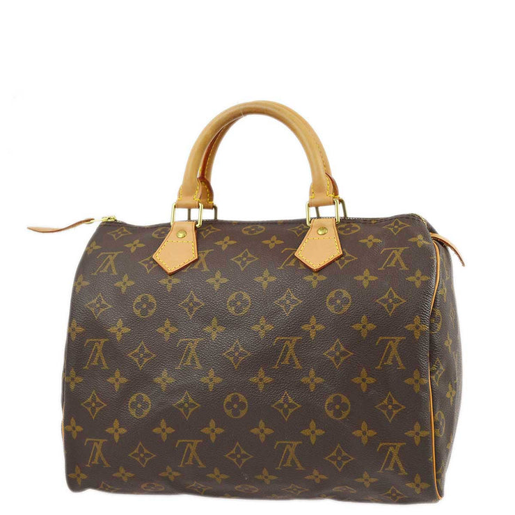 Louis Vuitton 2001 Monogram Speedy 30 Handbag M41526