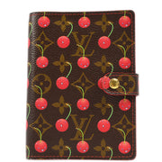 Louis Vuitton 2005 Monogram Cherry Agenda PM Note Book Cover R21023 Small Good