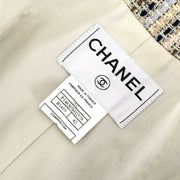 Chanel Single Breasted Jacket Ivory 00C #42