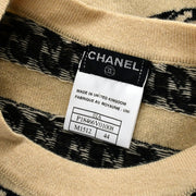 Chanel Sweater Beige 01A #44