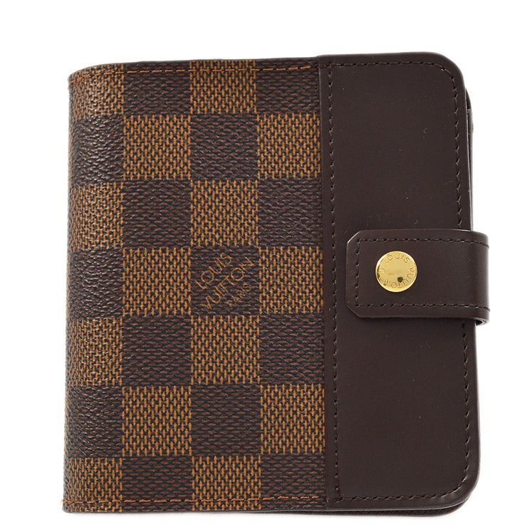 Louis Vuitton 2007 Damier Compact Zip Wallet N61668