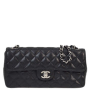 Chanel 2006-2008 Black Caviar East West Shoulder Bag