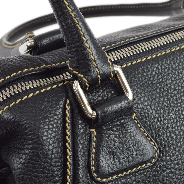 Chanel Black Calfskin Handbag