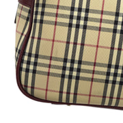 Burberry Beige Bordeaux Burberry Check 2way Shoulder Handbag